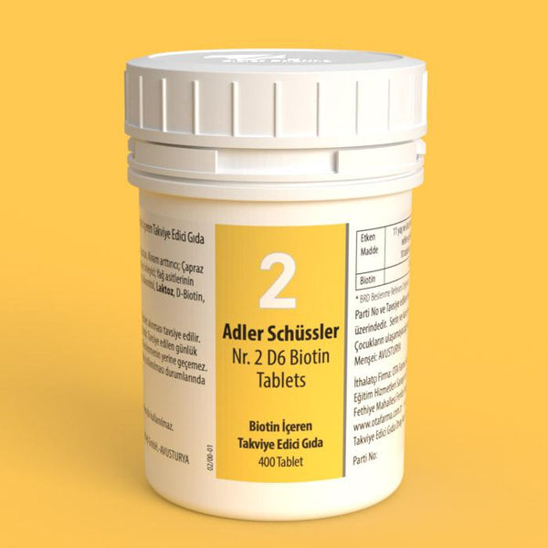 Adler Schüssler Nr.2 - D6 Biotin Tablets