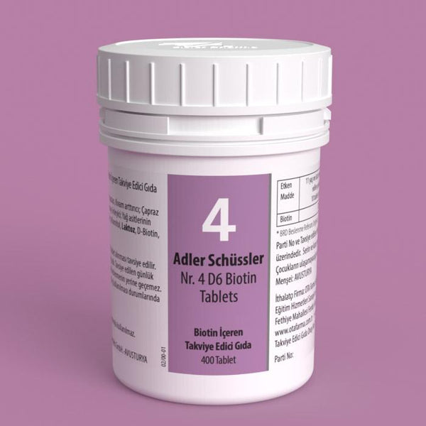 Adler Schüssler Nr.4 - D6 Biotin Tablets