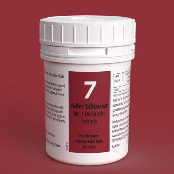 Adler Schüssler Nr.7 - D6 Biotin Tablets