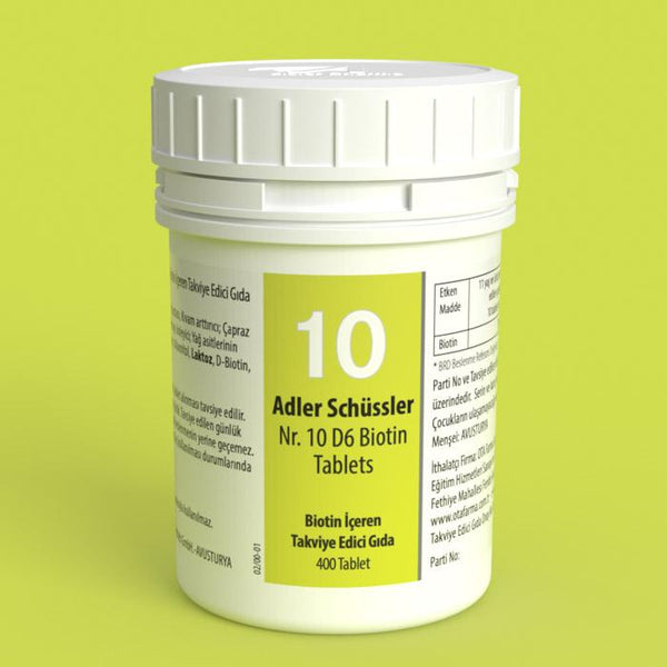 Adler Schüssler Nr.10 - D6 Biotin Tablets